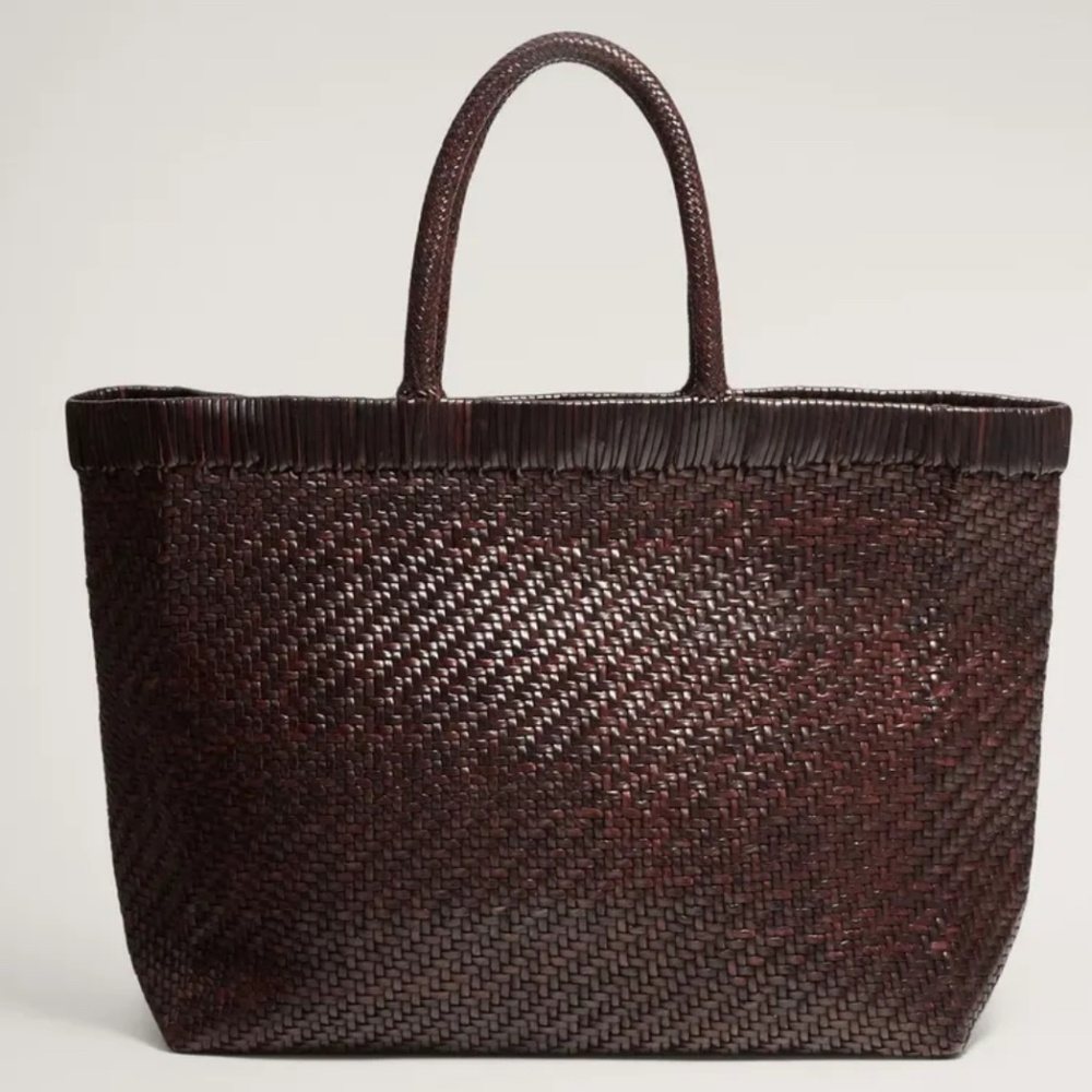 Massimo Dutti woven bag